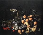 RUOPPOLO, Giovanni Battista Still-life in a Landscape asf oil